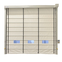 Electric Opening Vertical Folding High Speed Stacking Door